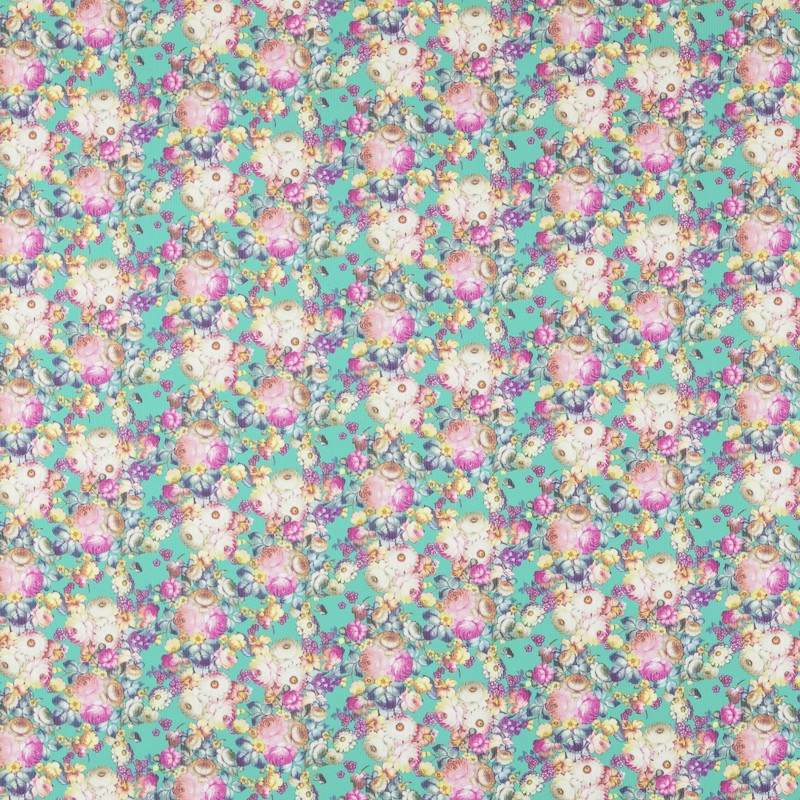 Ribbed Polyester Mesh Liberty Green - Ribes y Casals