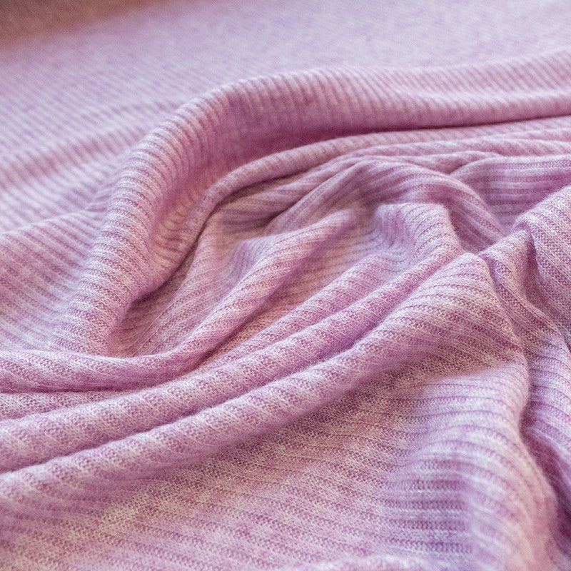 Ribbed Viscose Mesh Mallow - Ribes y Casals