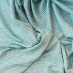 Ribbed Viscose Mesh Aqua - Ribes y Casals