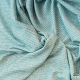 Ribbed Viscose Mesh Aqua - Ribes y Casals