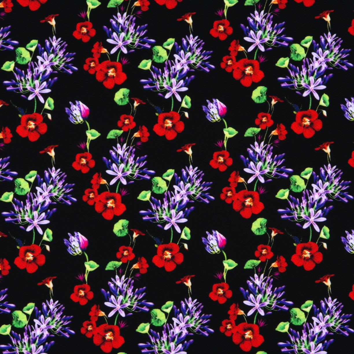 Mesh Crepe Spring Black - Ribes y Casals