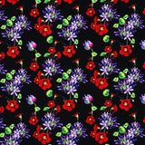 Mesh Crepe Spring Black - Ribes y Casals