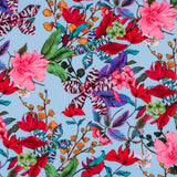 Mesh Crepe Tropical Aqua - Ribes y Casals