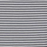Cotton Knit Black Stripes - Ribes y Casals