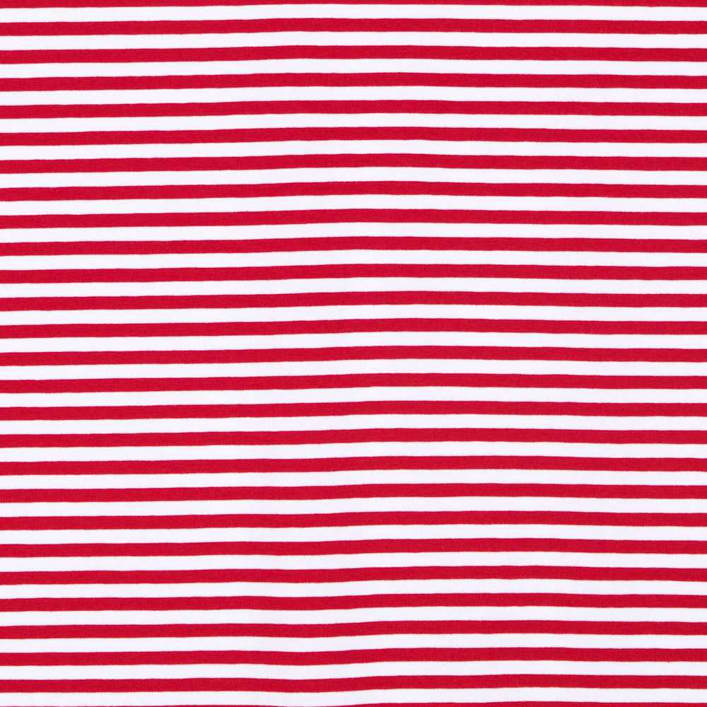 Cotton Knit Red Stripes - Ribes y Casals