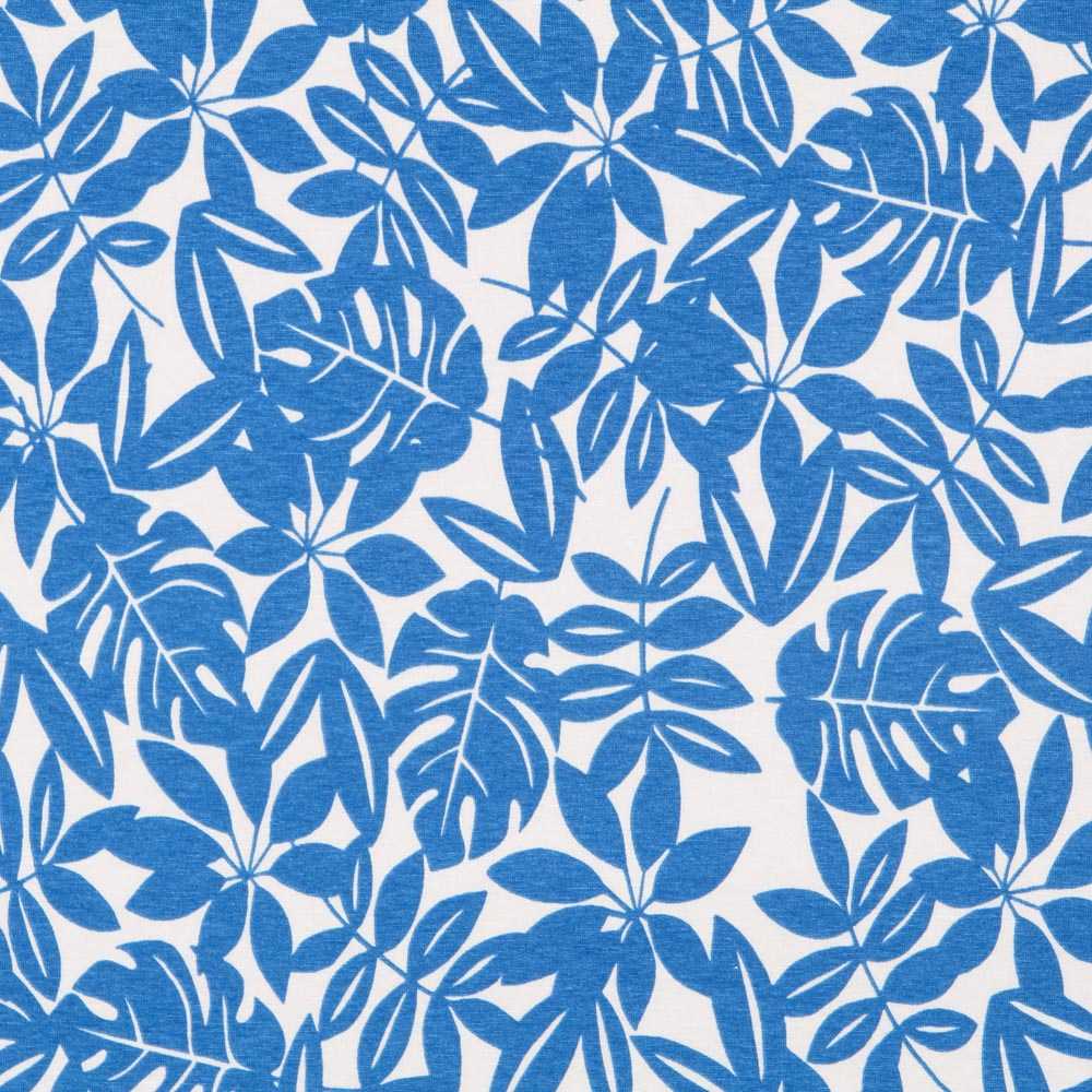 Blue Botanic French Terry Knit - Ribes y Casals