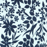 Knit French Terry Floral Aqua - Ribes y Casals