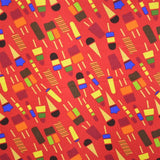 Elastic knit ground Red Ice - Ribes y Casals
