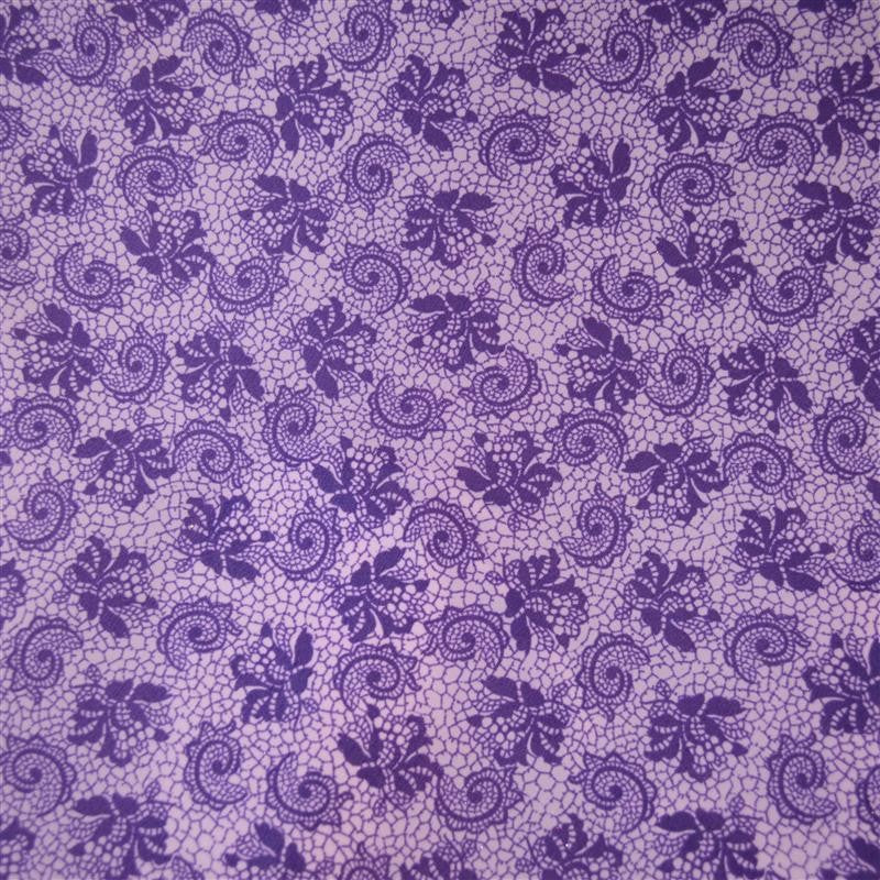 Knit thin Lycra Flower Lilac - Ribes y Casals
