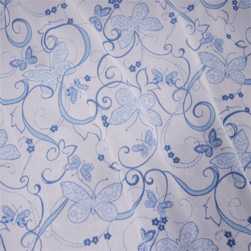 Knit thin Lycra branches Blue - Ribes y Casals