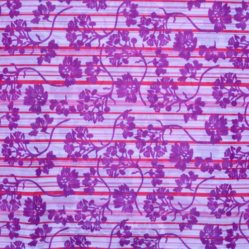 Fine Knit Lycra Lilac Branches - Ribes y Casals