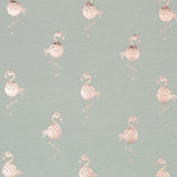Flamingos Green Lurex Knit - Ribes y Casals