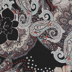 Turquoise Paisley Jersey Knit - Ribes y Casals