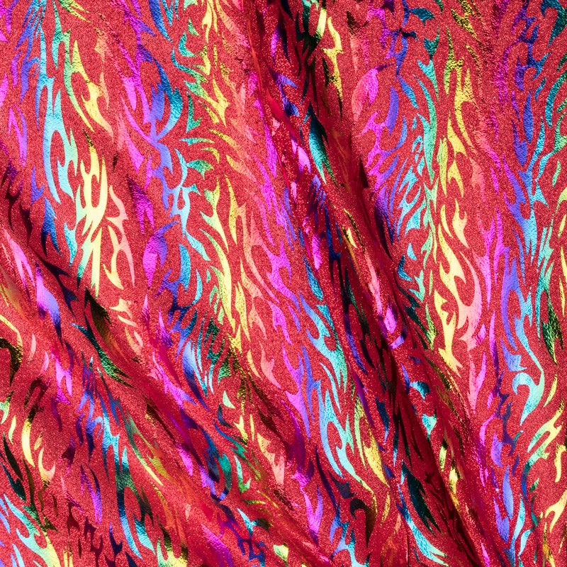 Lamé Knit Tribal Red - Ribes y Casals