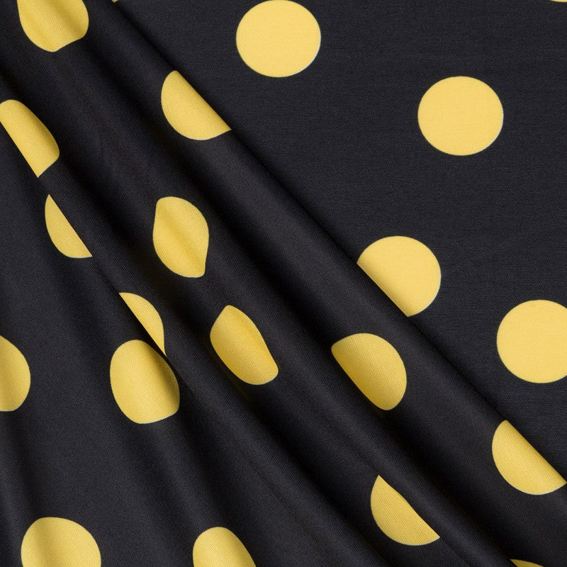 Polyester Mesh Flamenco Yellow 33mm Black - Ribes y Casals