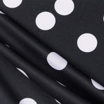Polyester Mesh Flamenco White 33mm Black - Ribes y Casals