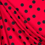 Polyester Mesh Flamenco Black 18mm Red - Ribes y Casals