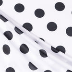 Polyester Mesh Flamenco Black 33mm White - Ribes y Casals