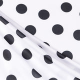 Polyester Mesh Flamenco Black 33mm White - Ribes y Casals