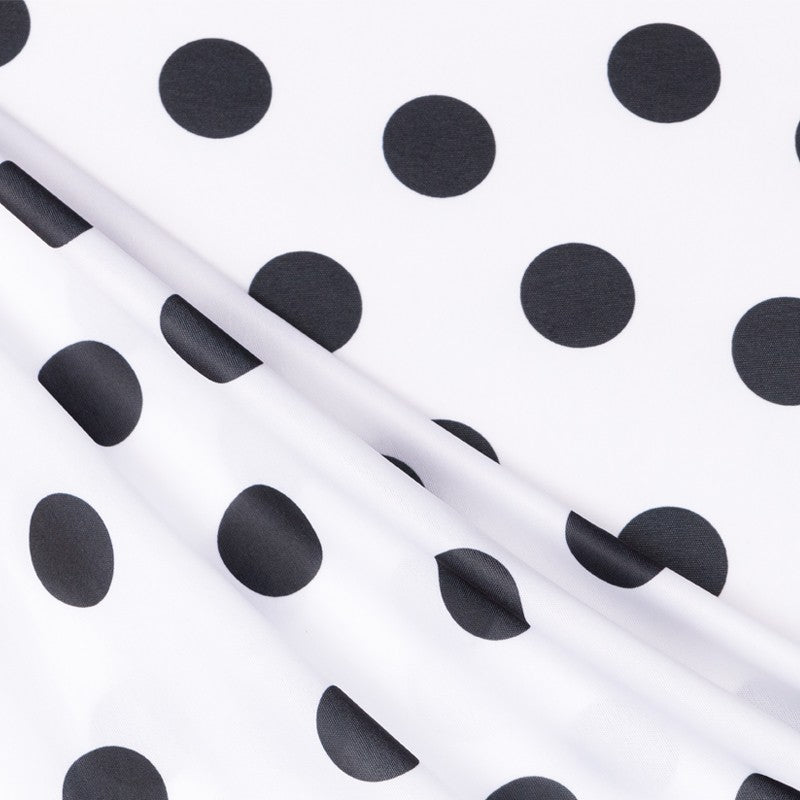 Polyester Mesh Flamenco Black 33mm White - Ribes y Casals