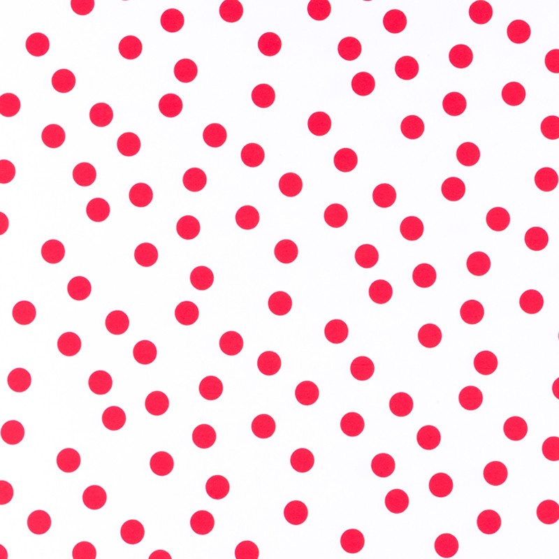 Polyester Mesh Flamenco Red 18mm White - Ribes y Casals