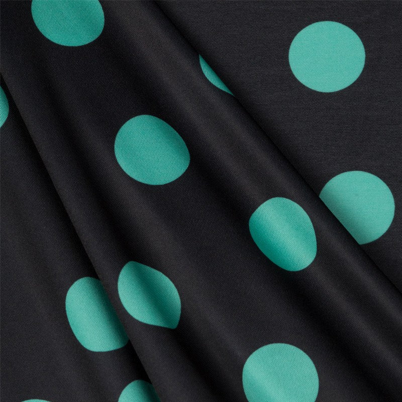 Polyester Mesh Flamenco Green 33mm Black - Ribes y Casals