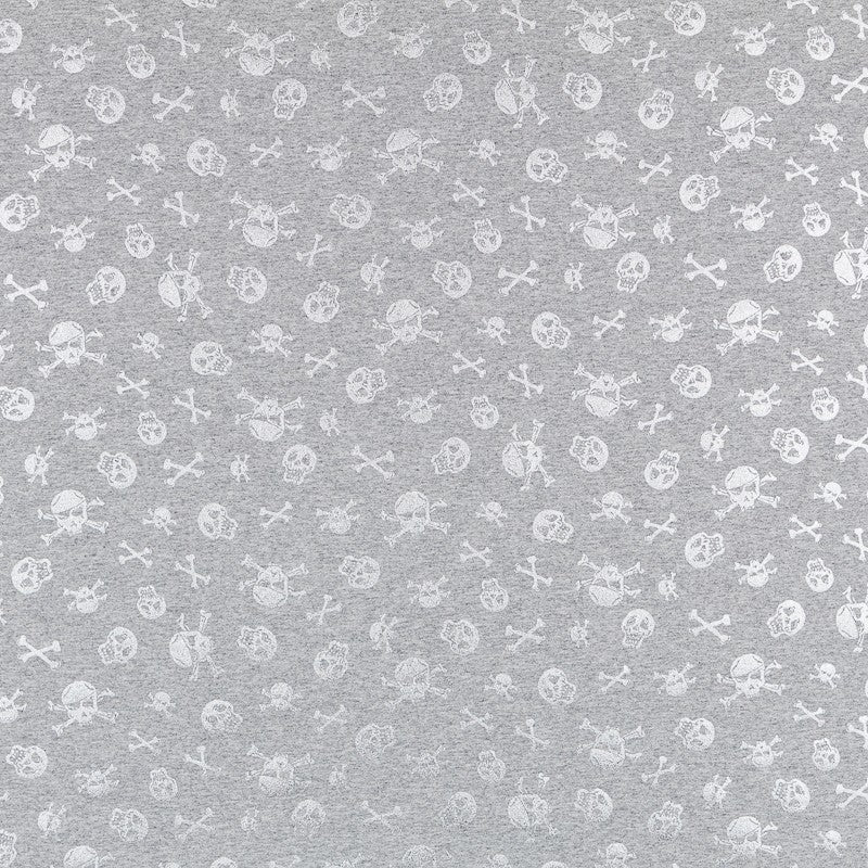 Mesh Gym Suit Skulls Light Grey - Ribes y Casals