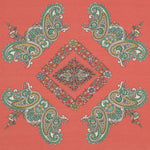 Summer Mesh Cashmere Panel Coral - Ribes y Casals