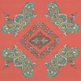 Summer Mesh Cashmere Panel Coral - Ribes y Casals