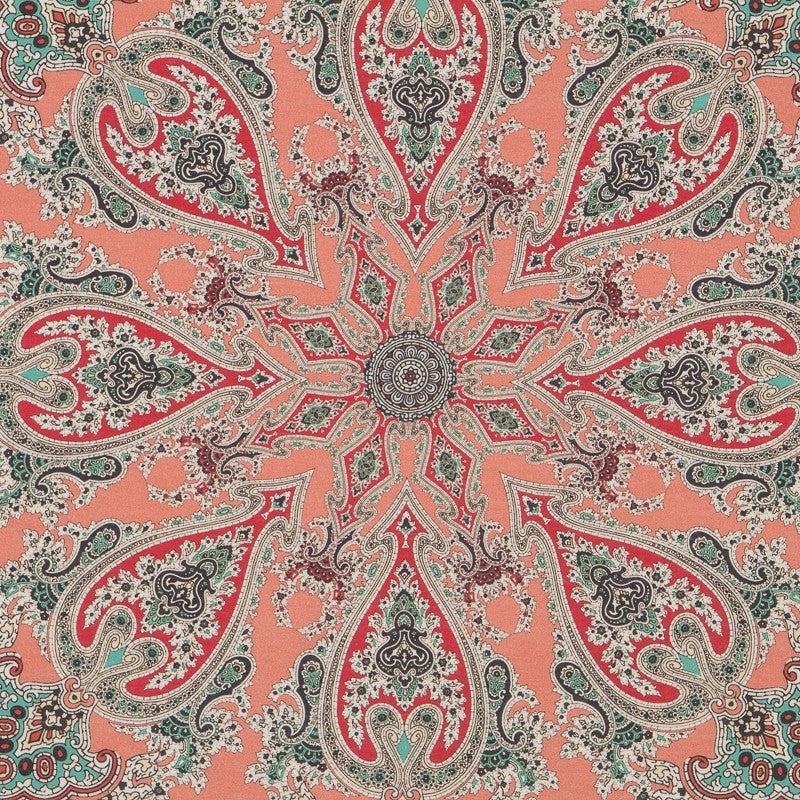 Summer Mesh Cashmere Panel Salmon - Ribes y Casals