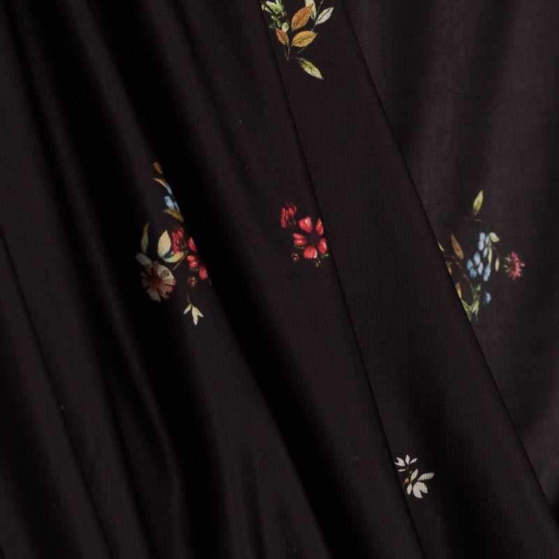 Summer Mesh Little Flowers Black - Ribes y Casals