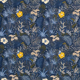 Oeko-Tex® Jersey Cotton Blue Jungle Cotton - Ribes y Casals