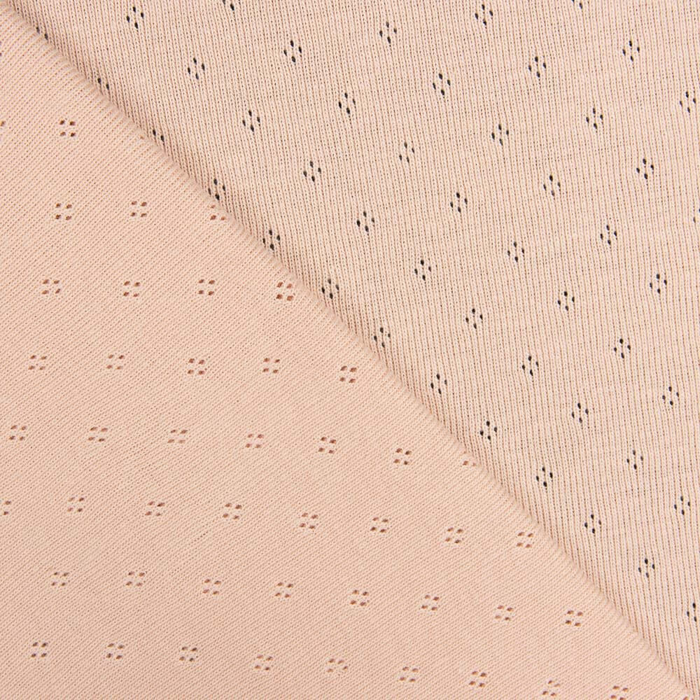 Pink Openwork Rib Knit - Ribes y Casals