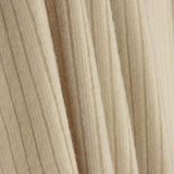 Beige Ribbed Knit with Corduroy Effect - Ribes y Casals