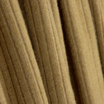 Camel Ribbed Knit with Corduroy Effect - Ribes y Casals