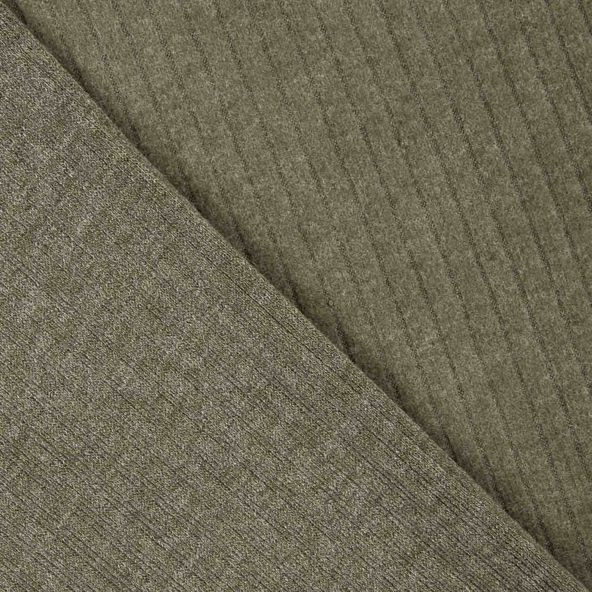 Sage Green Ribbed Knit with Corduroy Effect - Ribes y Casals