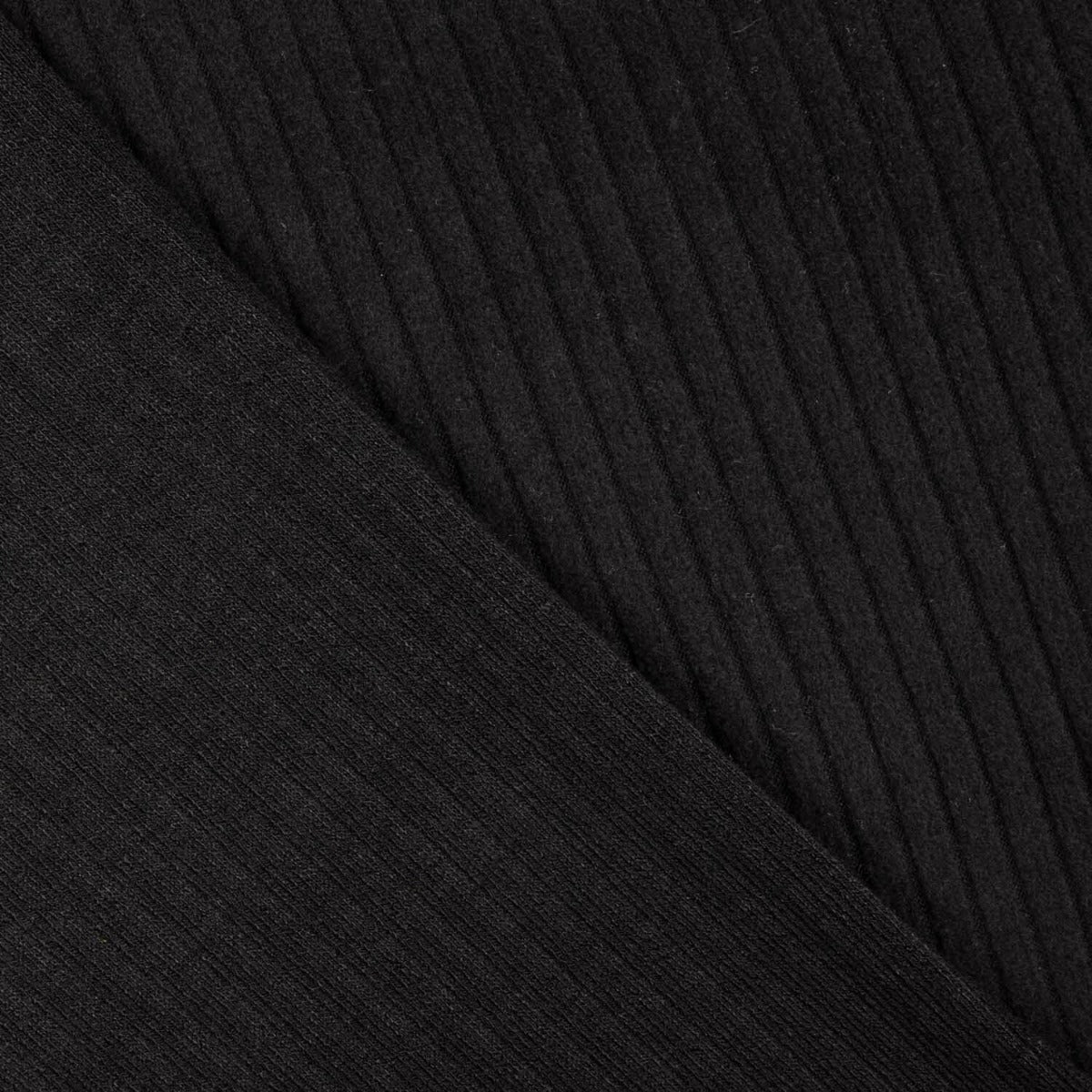Black Ribbed Knit with Corduroy Effect - Ribes y Casals