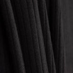 Black Ribbed Knit with Corduroy Effect - Ribes y Casals