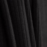 Black Ribbed Knit with Corduroy Effect - Ribes y Casals
