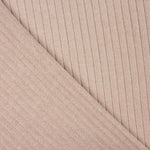 Dusty Pink Ribbed Knit with Corduroy Effect - Ribes y Casals