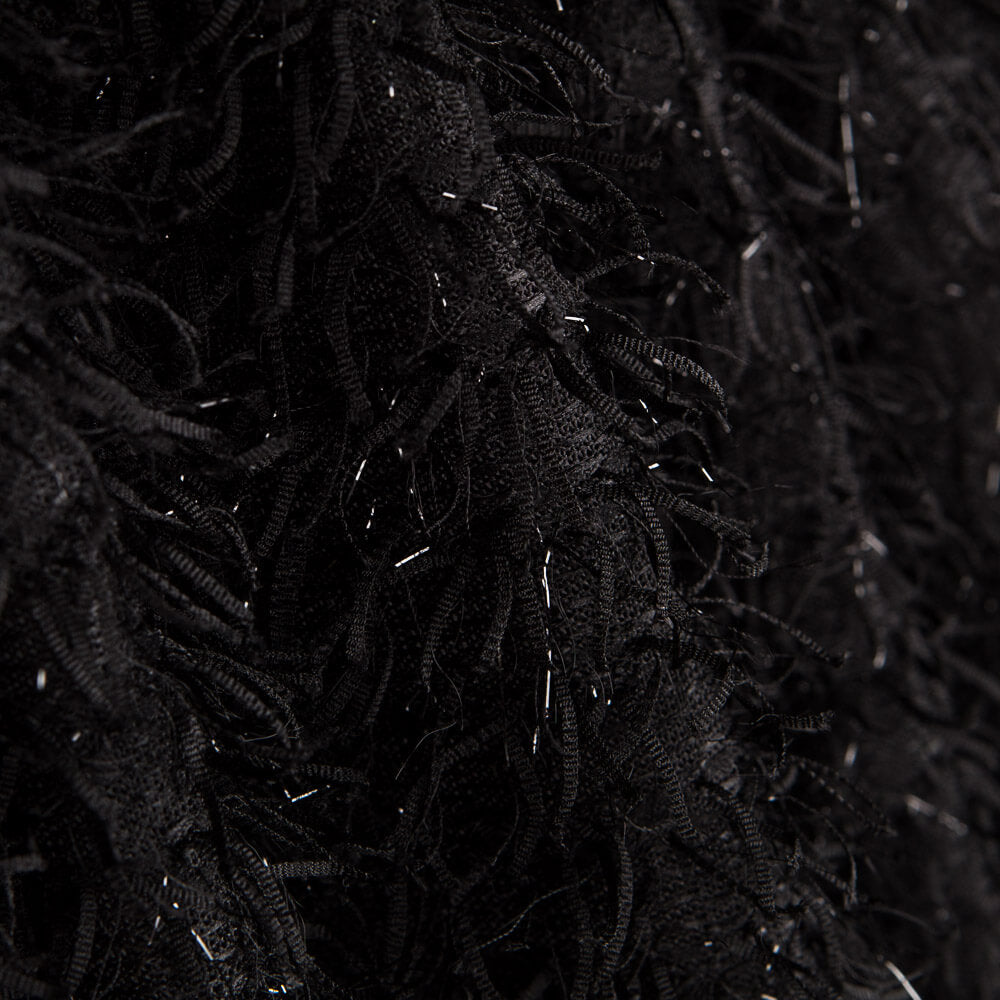 Black Fringed Jersey - Ribes y Casals