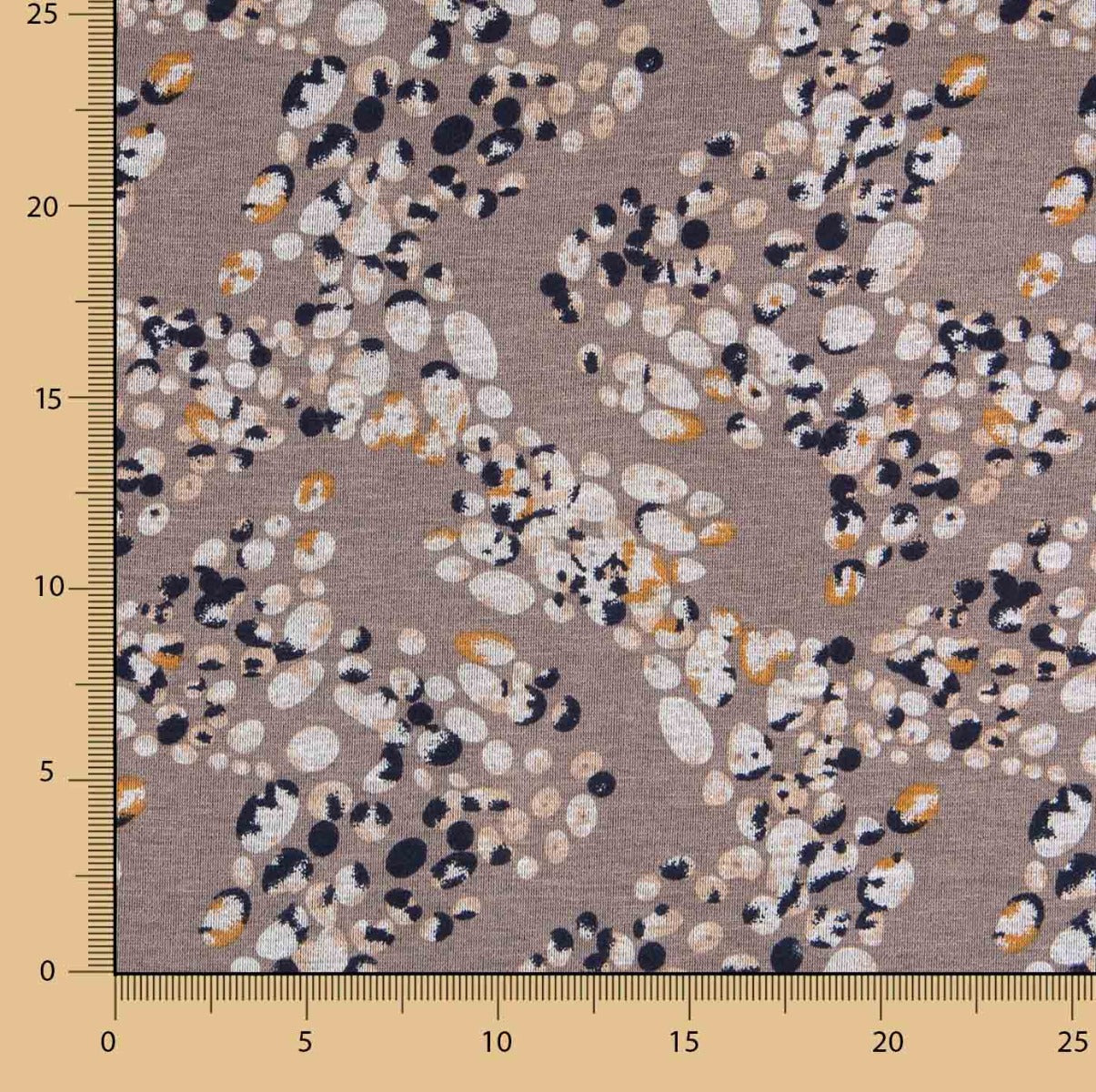 Punto Jersey Burbujas Beige - Ribes y Casals