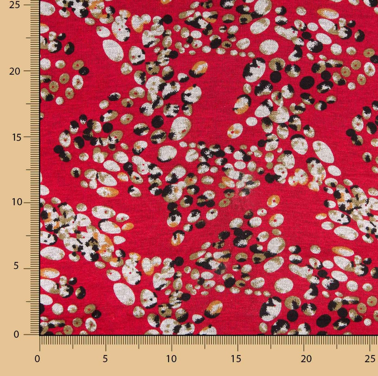 Punto Jersey Burbujas Rojo - Ribes y Casals