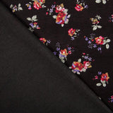 Black Cotton Cretonne Jersey - Ribes y Casals