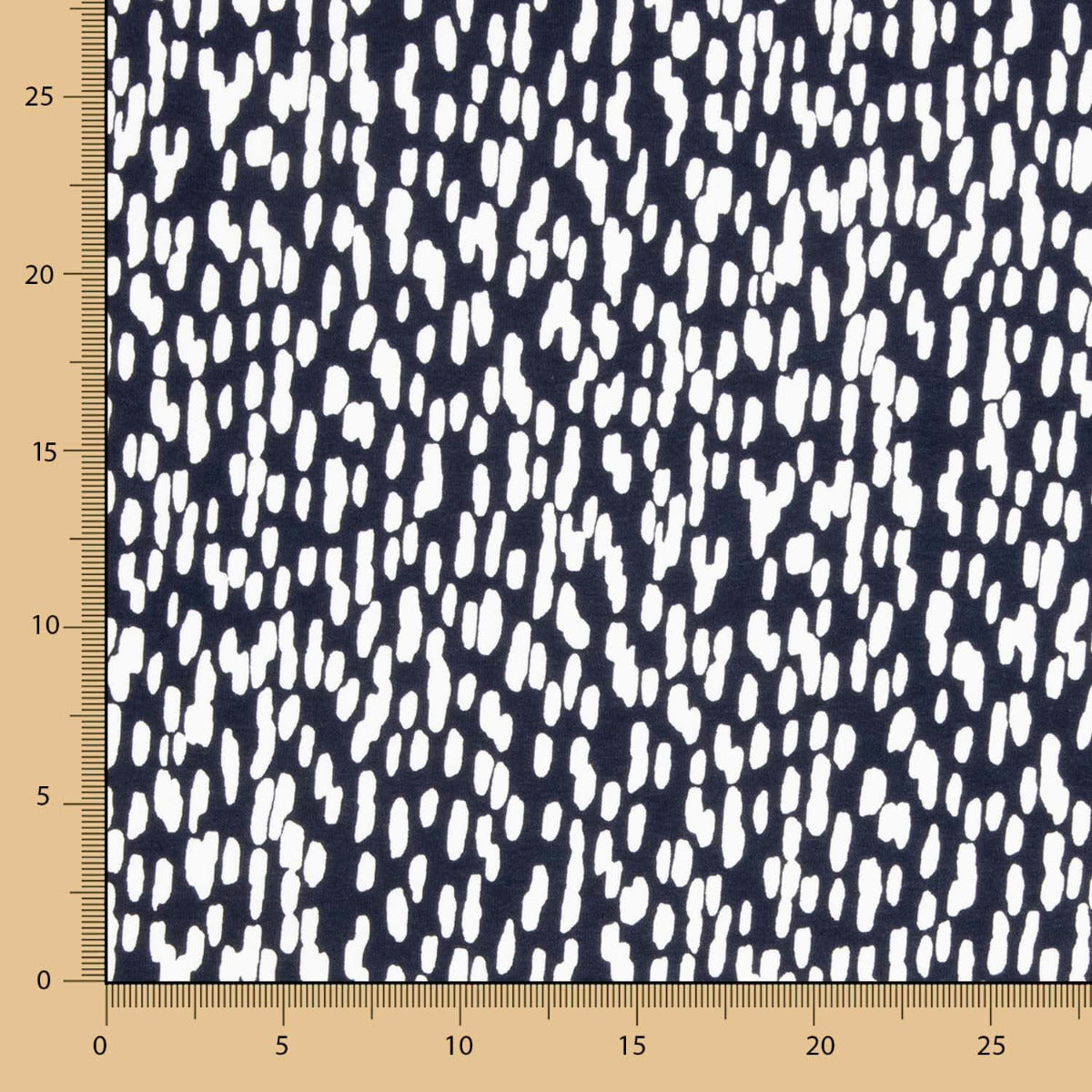 Navy Speckled Viscose Knit - Ribes y Casals