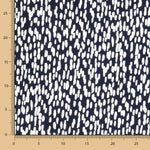 Navy Speckled Viscose Knit - Ribes y Casals