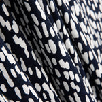 Navy Speckled Viscose Knit - Ribes y Casals