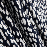 Navy Speckled Viscose Knit - Ribes y Casals