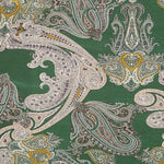 Green Paisley Viscose Knit - Ribes y Casals