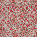 Dehli Paisley Red Viscose Knit - Ribes y Casals